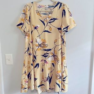 Yellow Drop Waist A New Day Dress